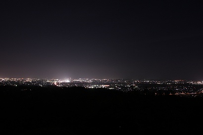 秋田市を眺める