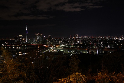 福岡タワーを中心とした夜景