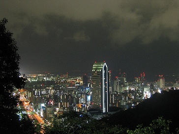 見晴らし展望台からの夜景