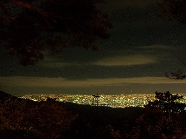 みよし観音前からの夜景