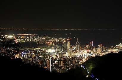 神戸市を中心とした夜景