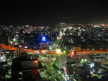 堺市役所からの夜景