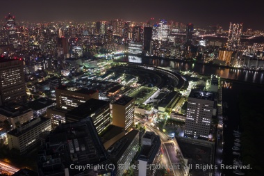 築地市場を中心に眺める