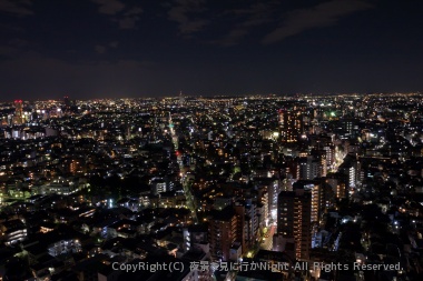 世田谷区の住宅街を眺める